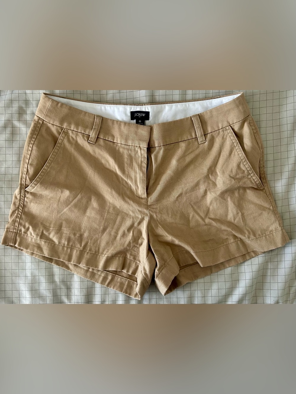 J. Crew Women's Chino Shorts - 6 - Khaki
